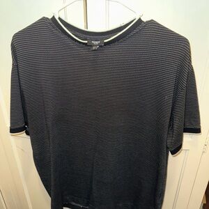 Express Monochrome Patterned Short Sleeve Tee